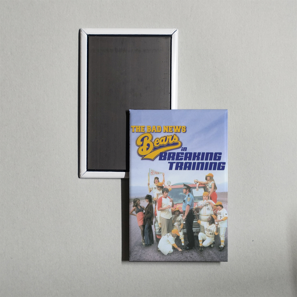 The Bad News Bears in Breaking Training Mini Movie Fridge Magnet