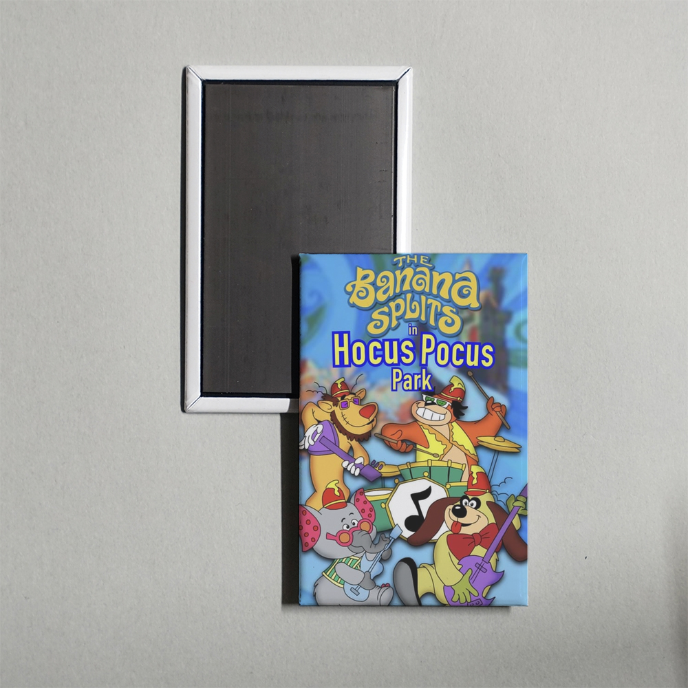 The Banana Splits in Hocus Pocus Park Mini Movie Fridge Magnet