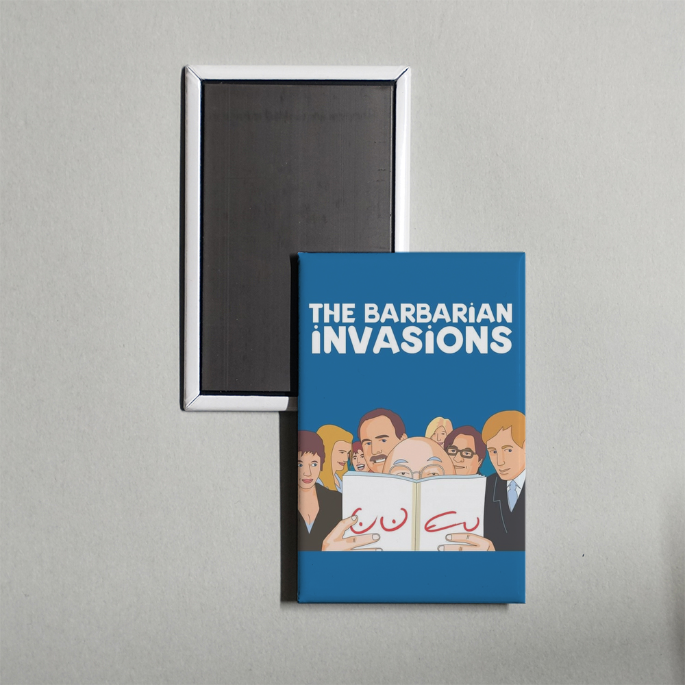 The Barbarian Invasions Mini Movie Fridge Magnet