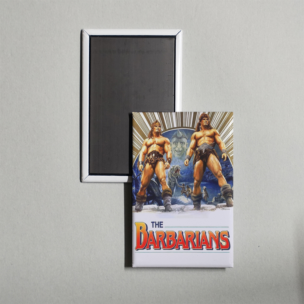 The Barbarians Mini Movie Fridge Magnet