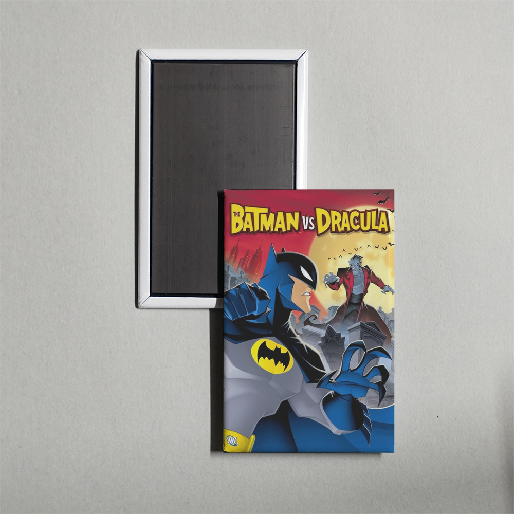 The Batman vs. Dracula Mini Movie Fridge Magnet