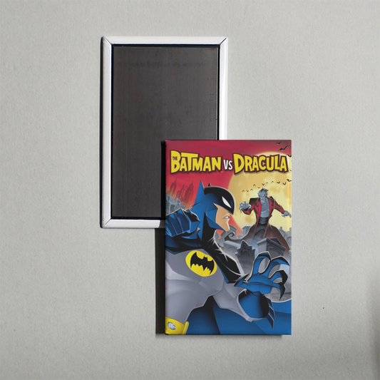 The Batman vs. Dracula Mini Movie Fridge Magnet