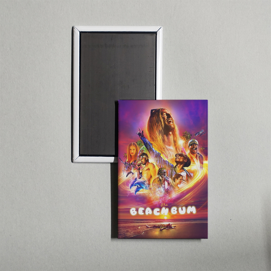 The Beach Bum Mini Movie Fridge Magnet