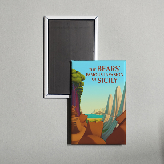 The Bears' Famous Invasion of Sicily Mini Movie Fridge Magnet