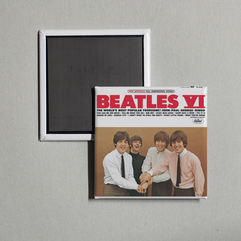 The Beatles - Beatles VI Album Cover Fridge Magnet