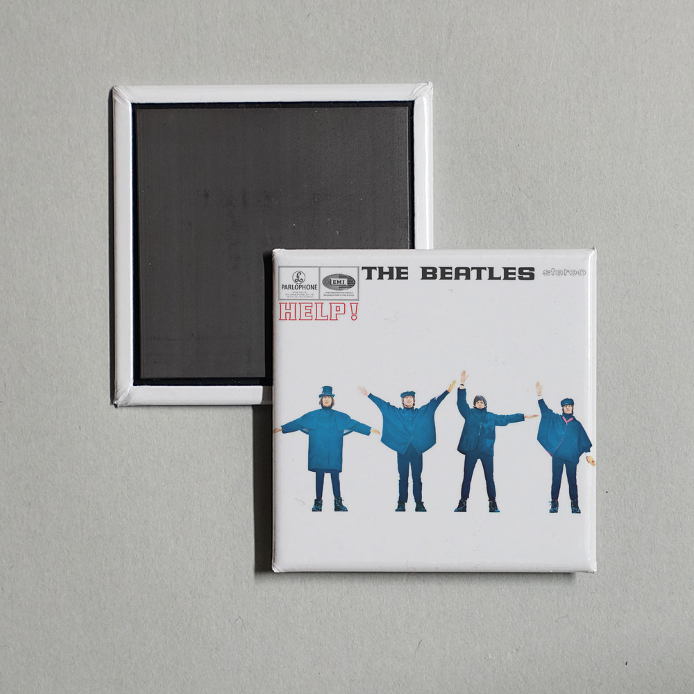 The Beatles - Help! (Remastered) Album Cover Fridge Magnet