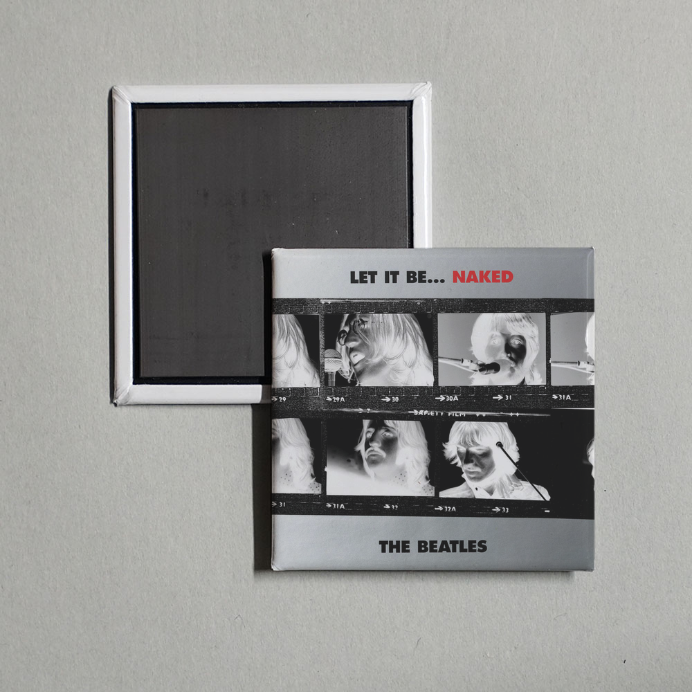 The Beatles - Let It Be... Naked (Remastered) Album Cover Fridge Magnet