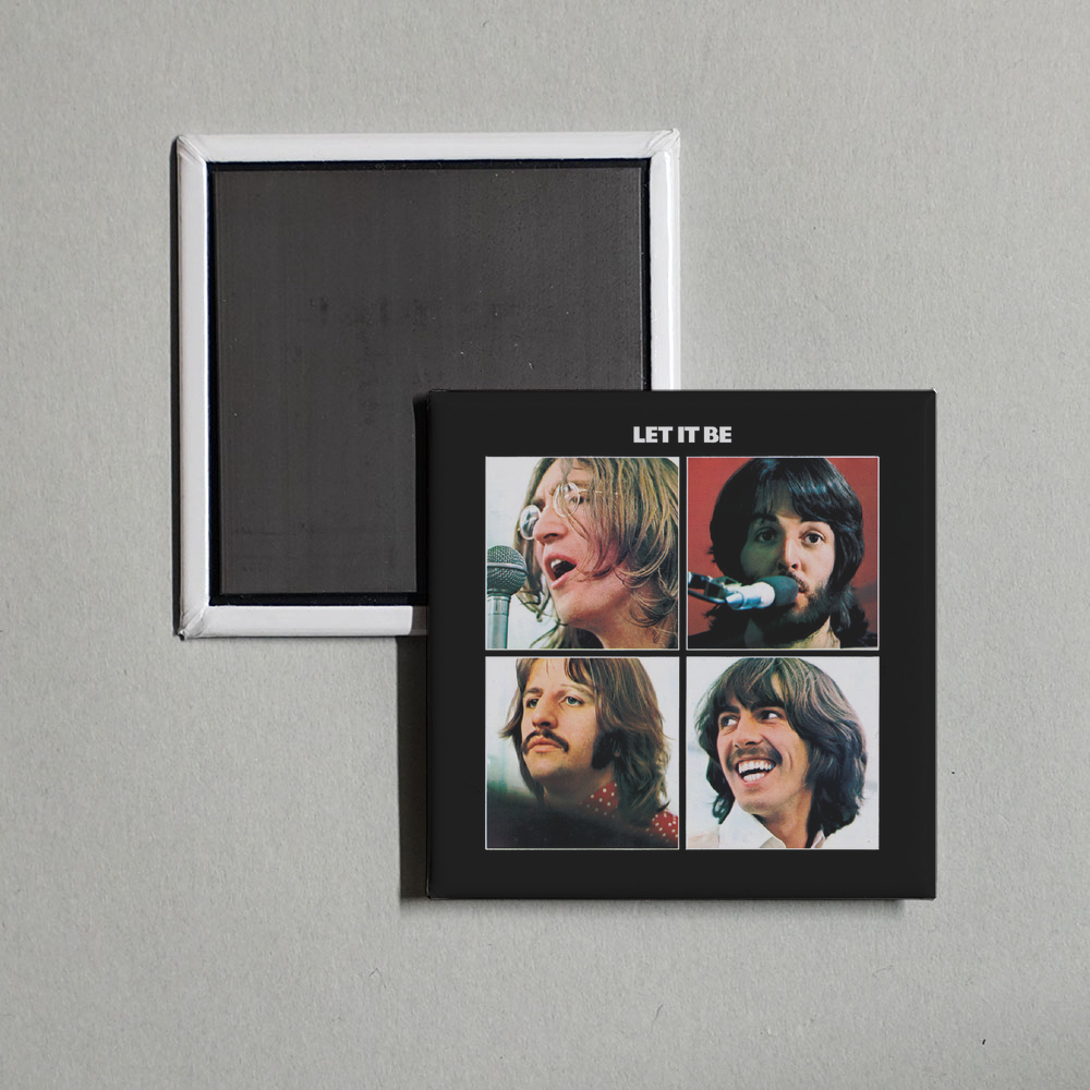 The Beatles - Let It Be (Remastered) Album Cover Fridge Magnet