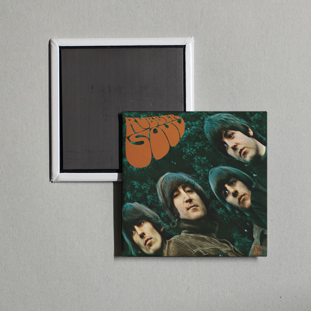 The Beatles - Rubber Soul (Remastered 2009) Album Cover Fridge Magnet