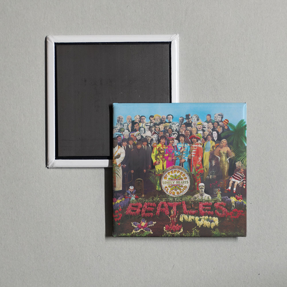 The Beatles - Sgt. Pepper's Lonely Hearts Club Band (Remastered) Album Cover Fridge Magnet