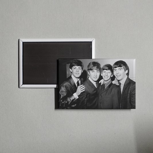 The Beatles Black & White B Fridge Magnet