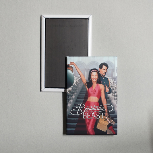 The Beautician and the Beast Mini Movie Fridge Magnet