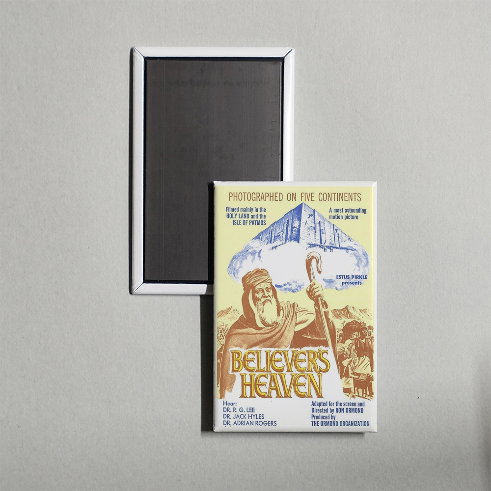 The Believer's Heaven Mini Movie Fridge Magnet