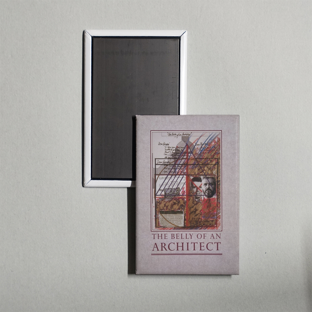 The Belly of an Architect Mini Movie Fridge Magnet