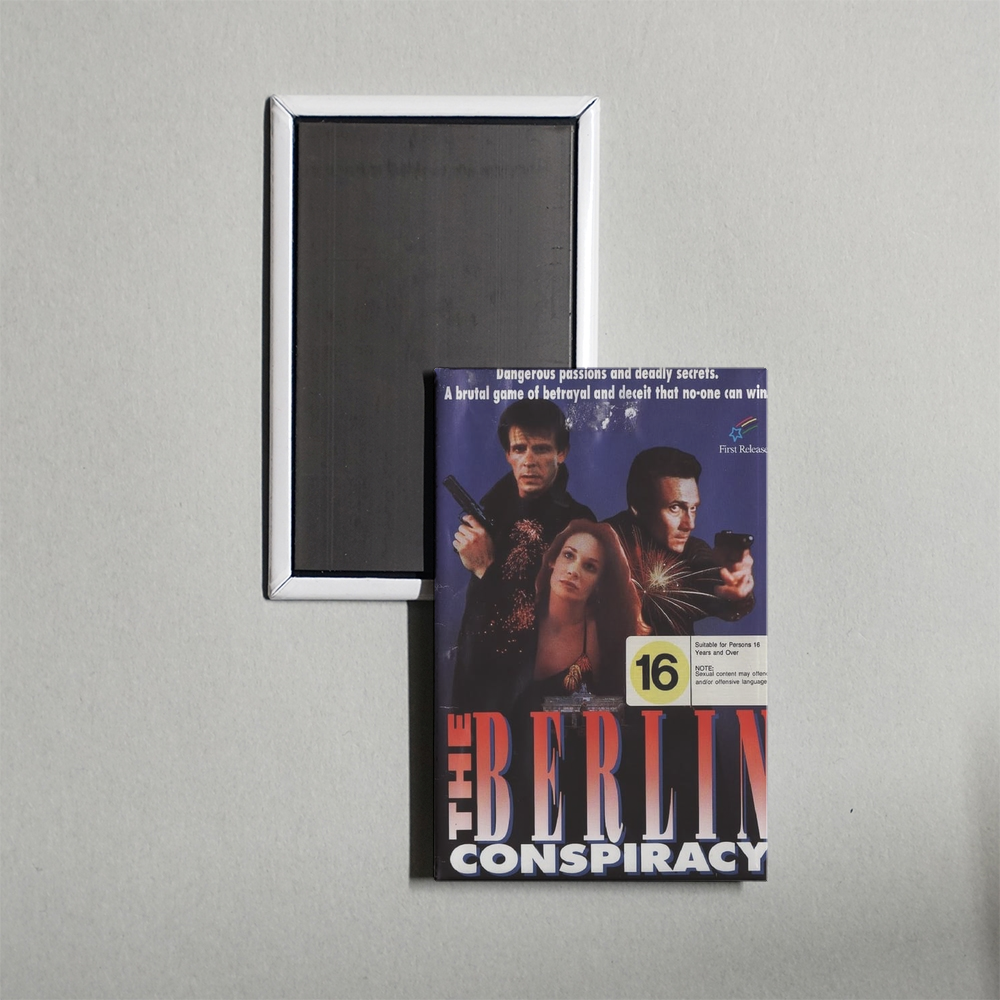 The Berlin Conspiracy Mini Movie Fridge Magnet