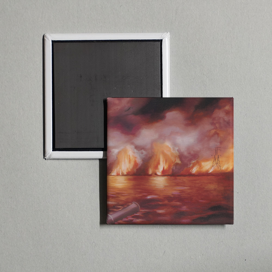 The Besnard Lakes - The Besnard Lakes Are The Roaring Night Album Cover Fridge Magnet
