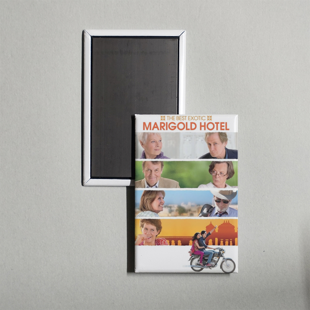 The Best Exotic Marigold Hotel Mini Movie Fridge Magnet