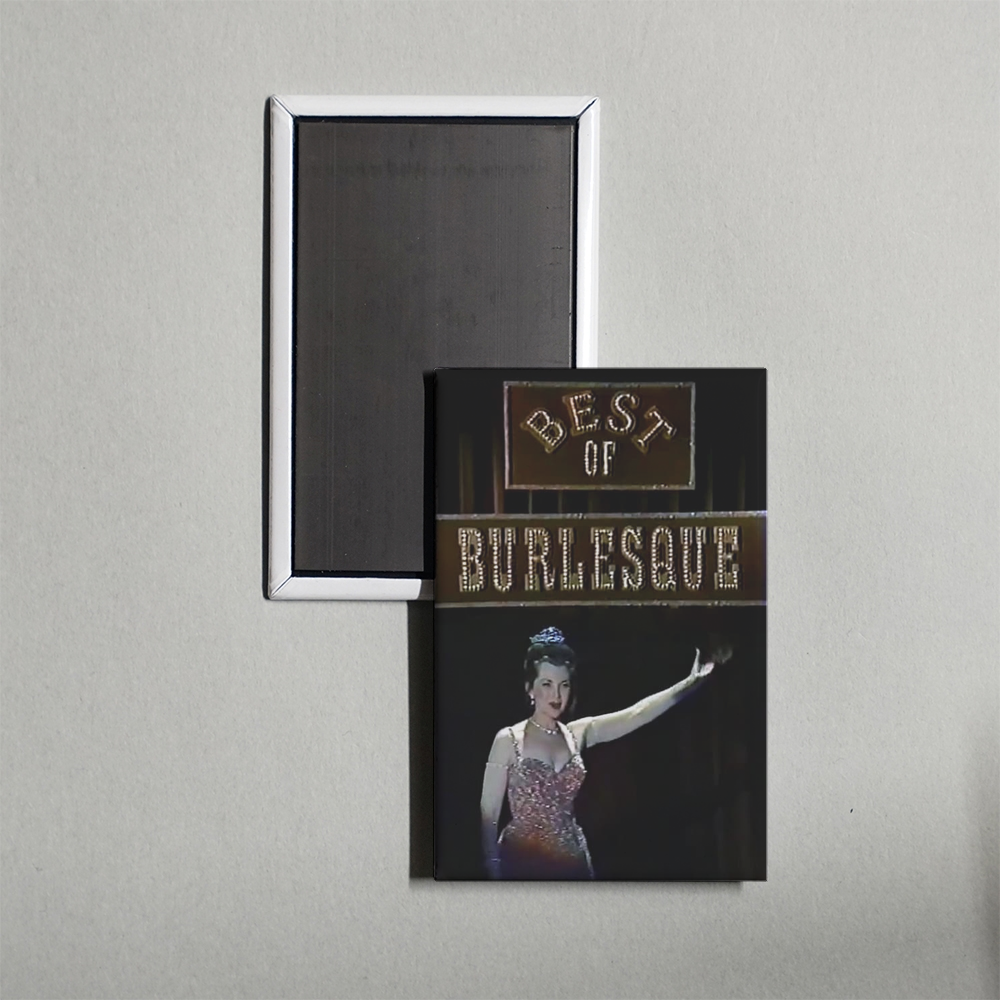 The Best of Burlesque Mini Movie Fridge Magnet