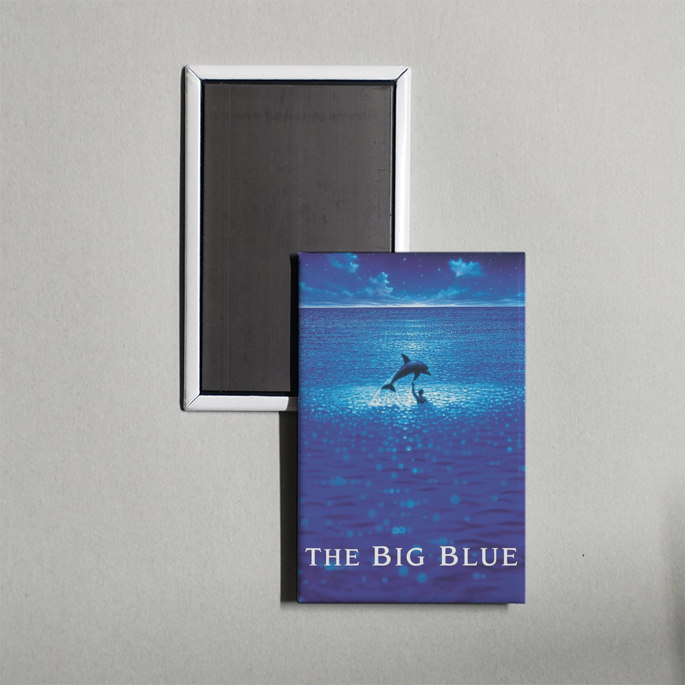 The Big Blue Mini Movie Fridge Magnet