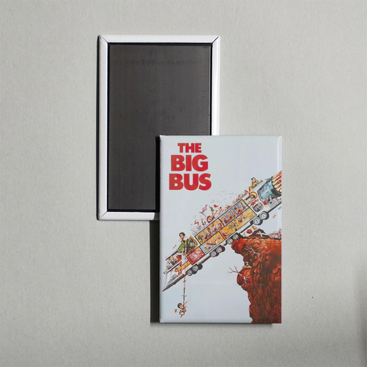 The Big Bus Mini Movie Fridge Magnet