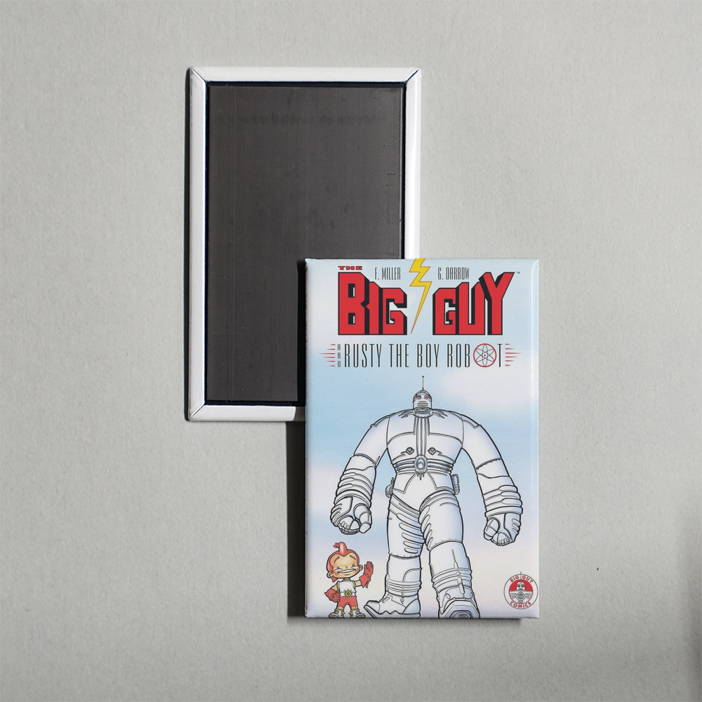 The Big Guy and Rusty the Boy Robot TV Show Fridge Magnet
