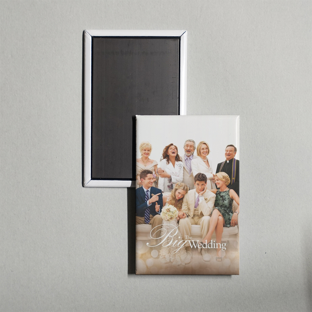 The Big Wedding Mini Movie Fridge Magnet