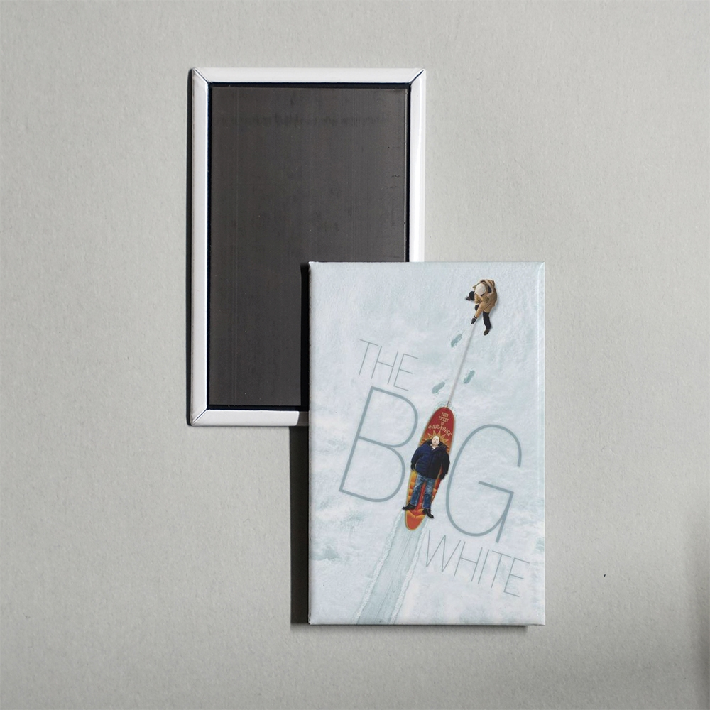 The Big White Mini Movie Fridge Magnet