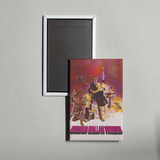 The Billion Dollar Threat Mini Movie Fridge Magnet