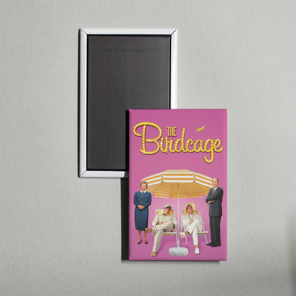 The Birdcage Mini Movie Fridge Magnet