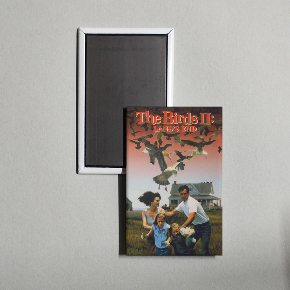 The Birds II Land's End Mini Movie Fridge Magnet