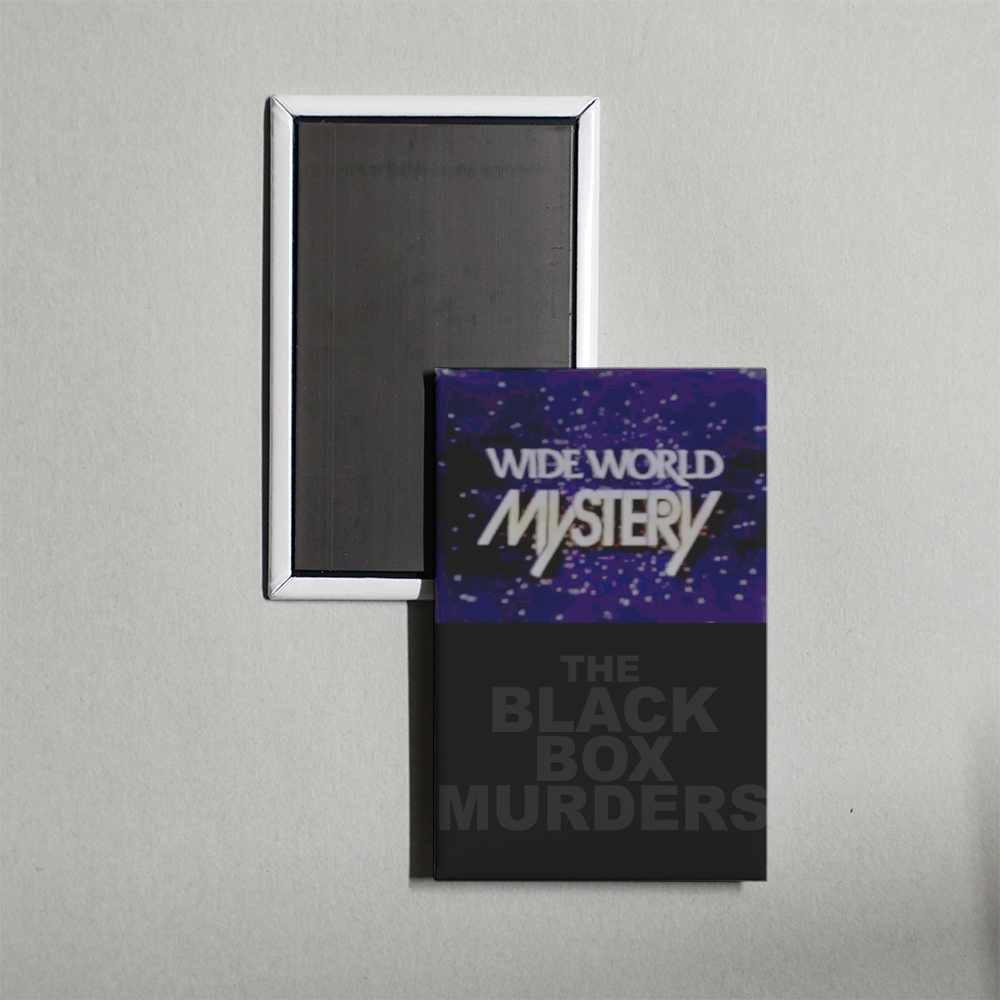 The Black Box Murders Mini Movie Fridge Magnet