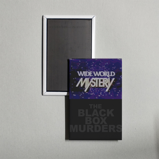 The Black Box Murders Mini Movie Fridge Magnet