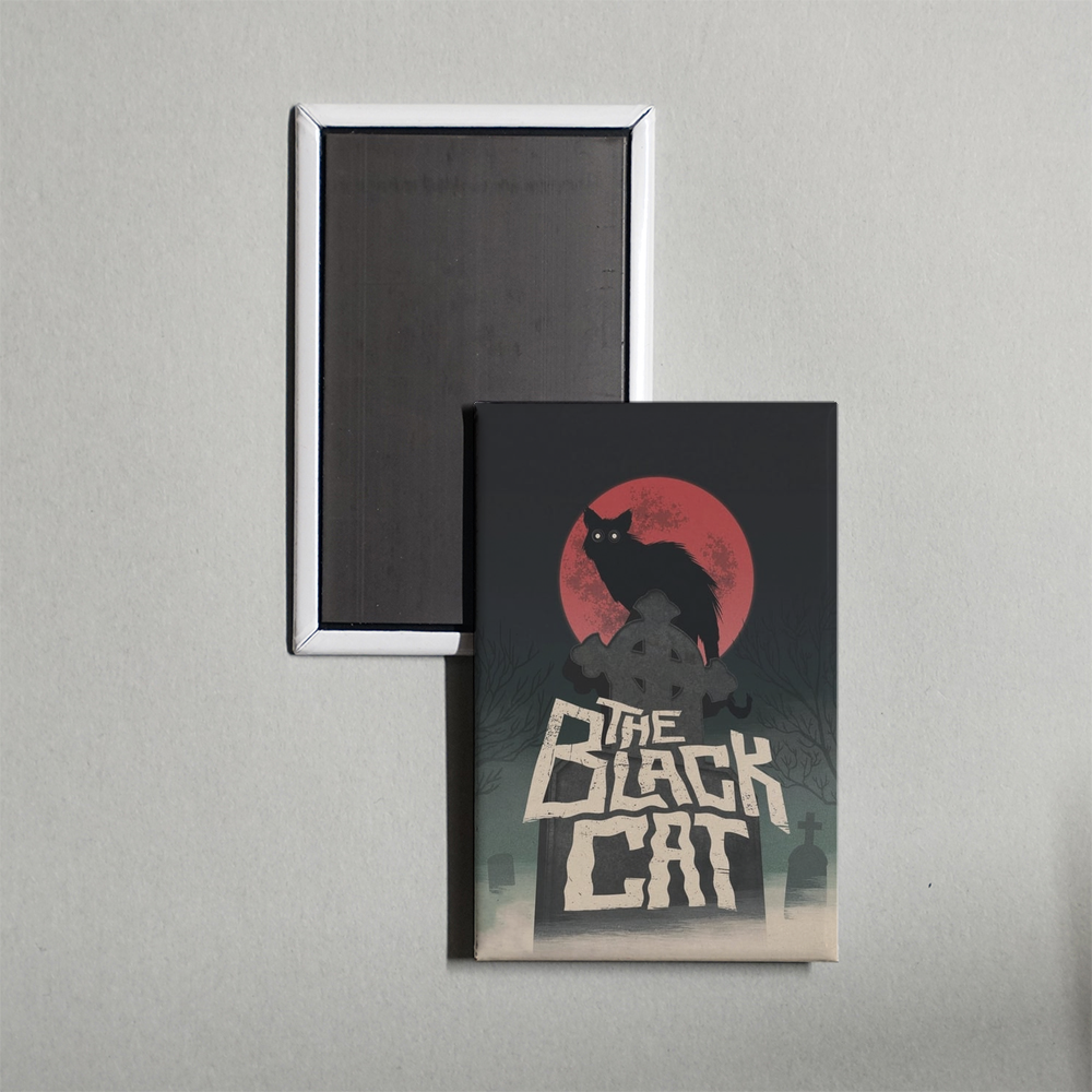 The Black Cat Mini Movie Fridge Magnet