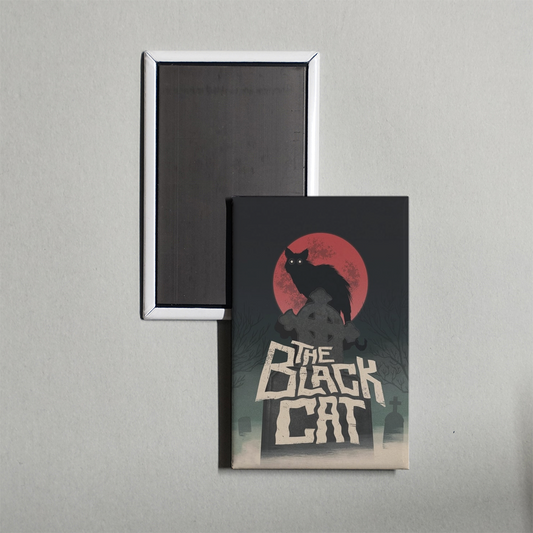 The Black Cat Mini Movie Fridge Magnet