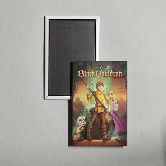 The Black Cauldron Mini Movie Fridge Magnet