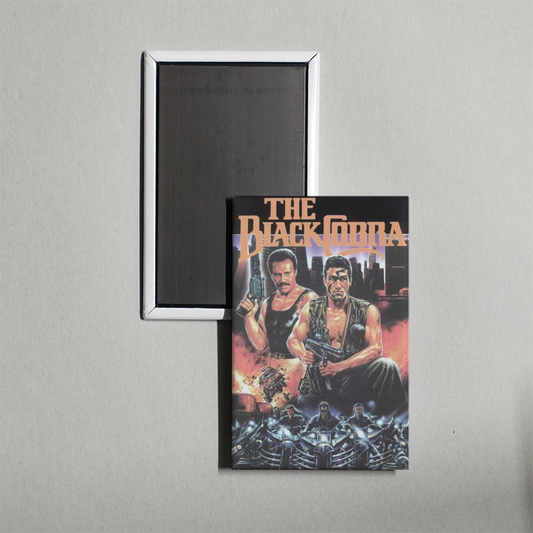 The Black Cobra Mini Movie Fridge Magnet
