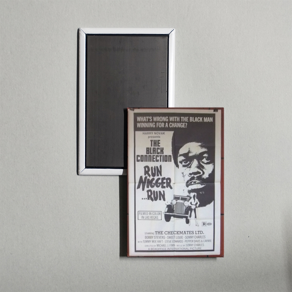 The Black Connection Mini Movie Fridge Magnet