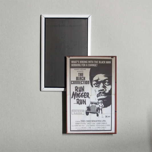 The Black Connection Mini Movie Fridge Magnet