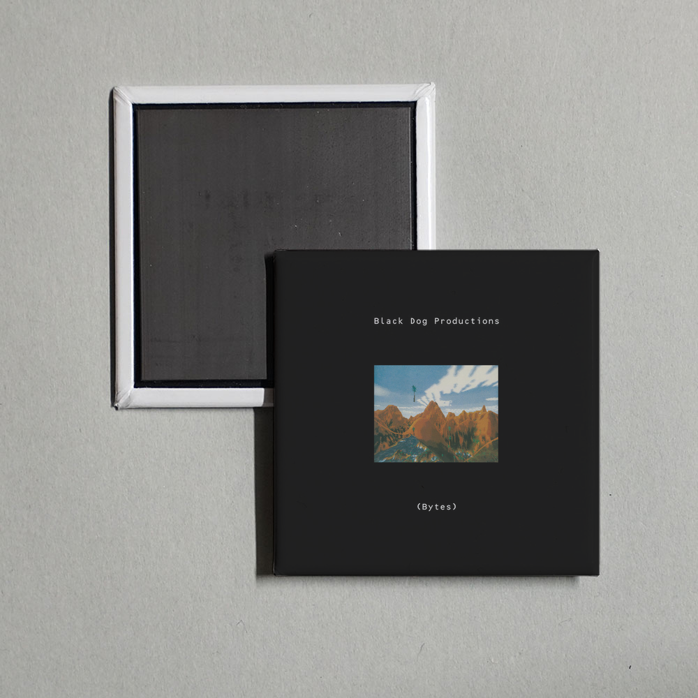 The Black Dog - Bytes Album Cover Fridge Magnet