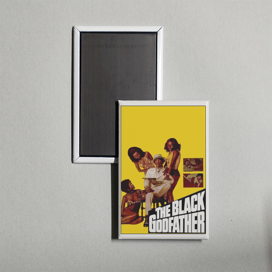The Black Godfather Mini Movie Fridge Magnet