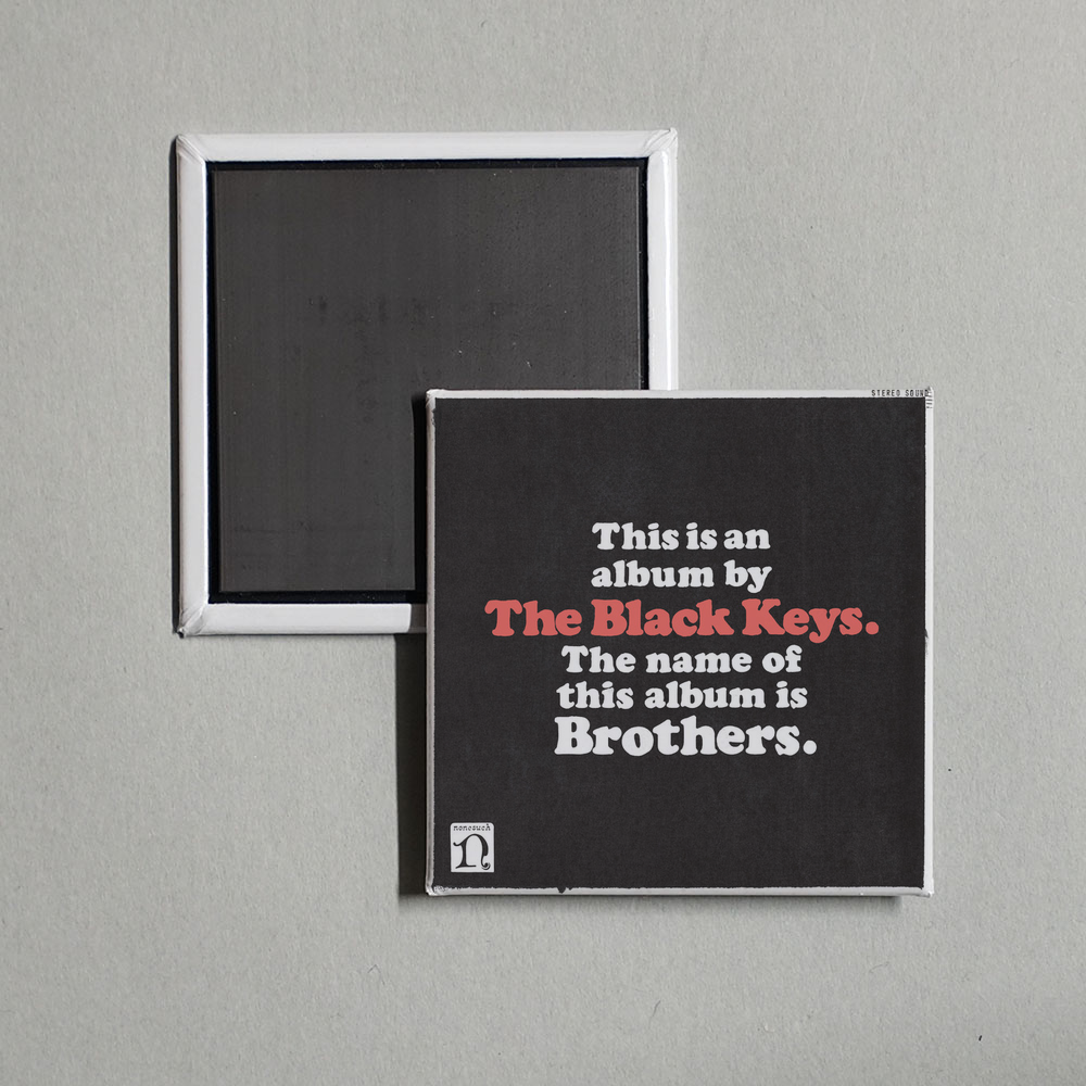 The Black Keys - Brothers Album Cover Fridge Magnet