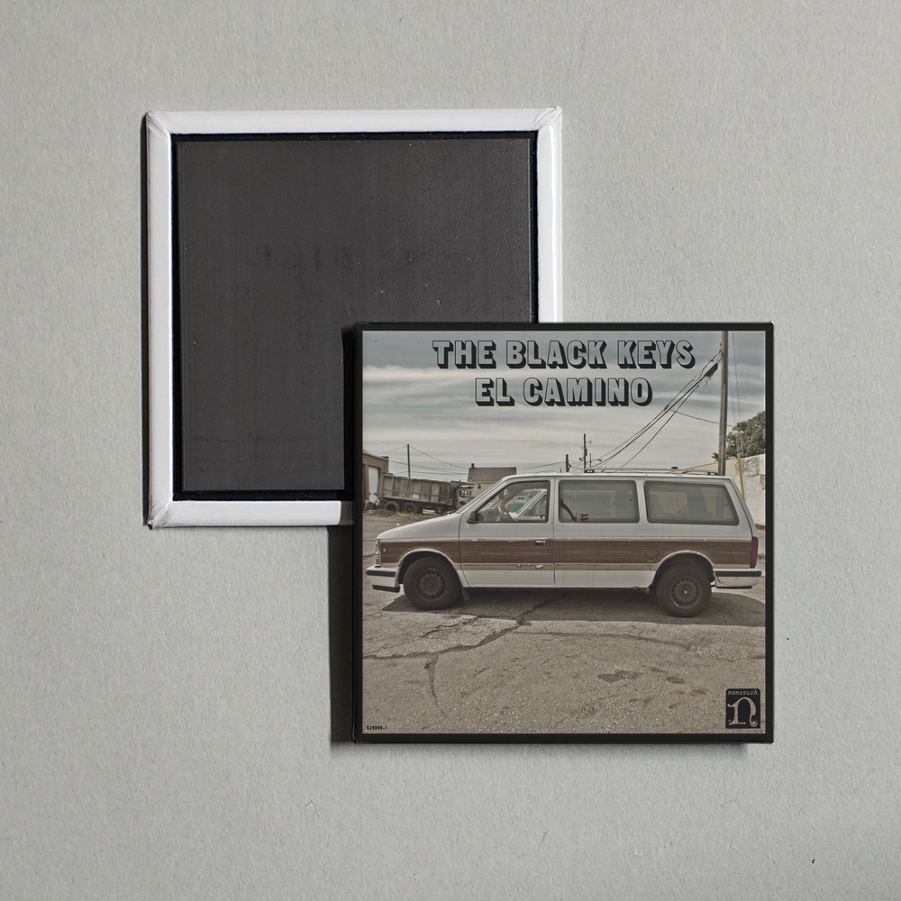 The Black Keys - El Camino (2021 Remaster) Album Cover Fridge Magnet