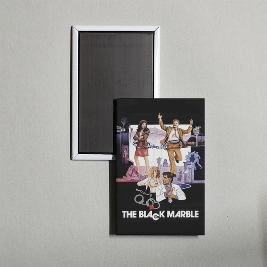 The Black Marble Mini Movie Fridge Magnet