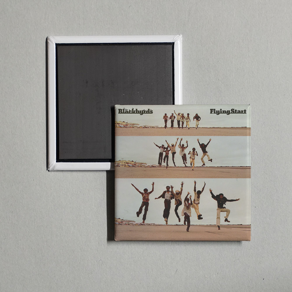 The Blackbyrds - Flying Start Album Cover Fridge Magnet