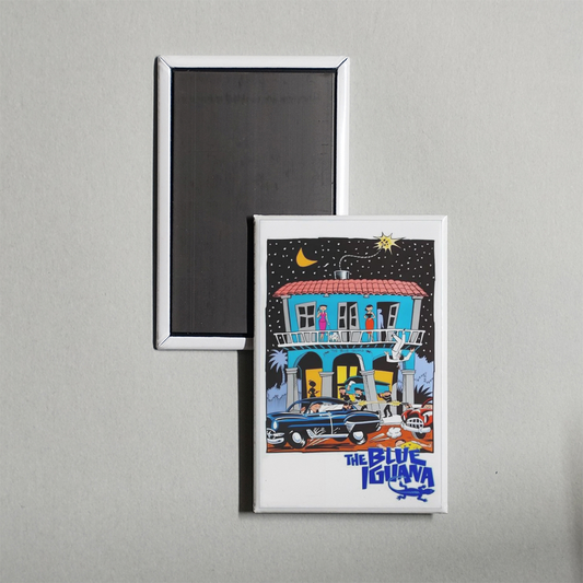 The Blue Iguana Mini Movie Fridge Magnet