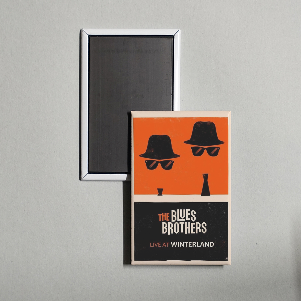 The Blues Brothers Live at Winterland Mini Movie Fridge Magnet