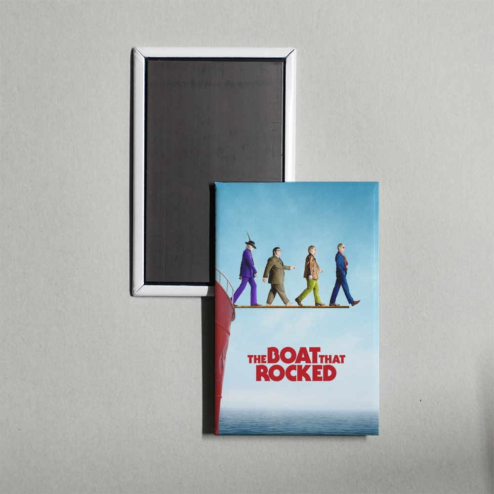 The Boat That Rocked Mini Movie Fridge Magnet