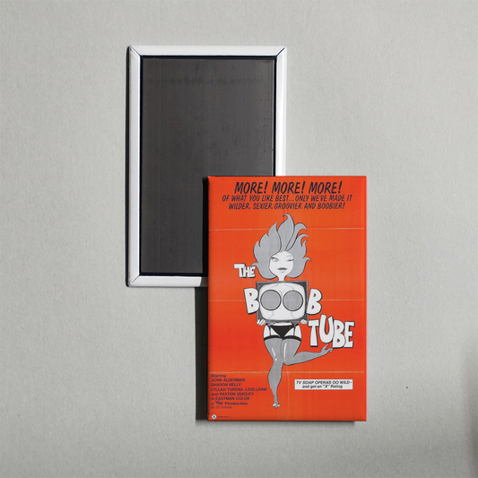 The Boob Tube Mini Movie Fridge Magnet