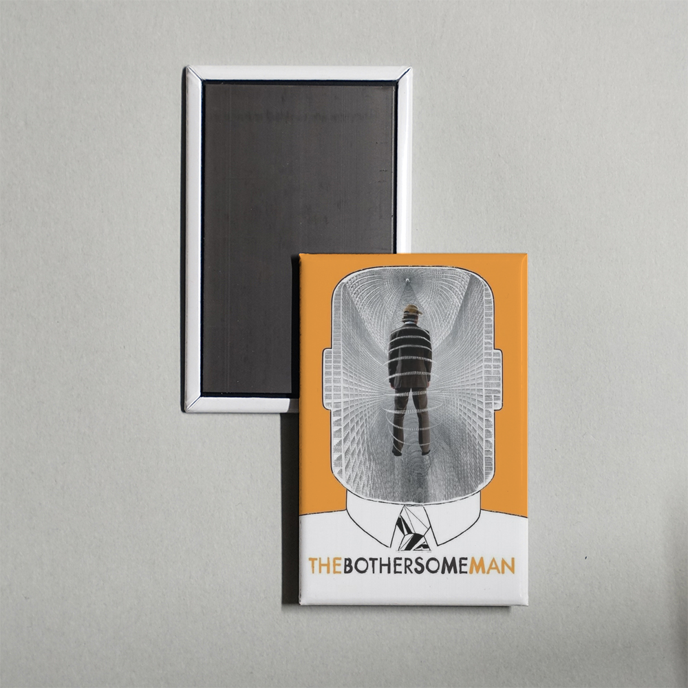 The Bothersome Man Mini Movie Fridge Magnet