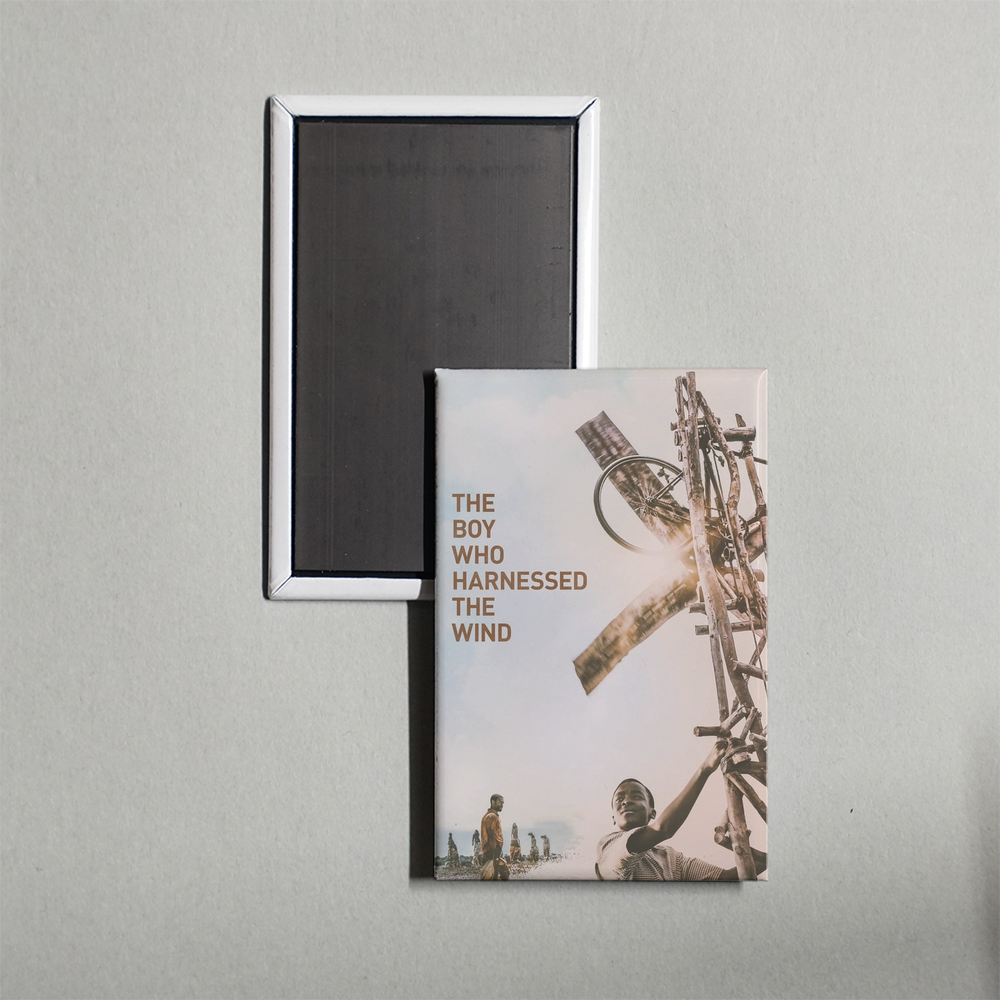 The Boy Who Harnessed the Wind Mini Movie Fridge Magnet